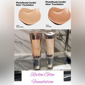 Revlon Candid GLOW Foundation Beige x2